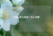 抖音id怎么改成一万人点赞
